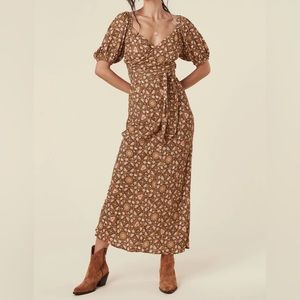 🦚SPELL MADAME PEACOCK MIDI DRESS🦚